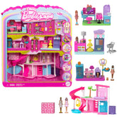 Barbie-Maison de Rêve 4-en-1 Mini Barbieland-Poupées et Accessoires