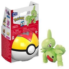 MEGA Pokémon Jogo de Construção Pokébola Colecionável Larvitar