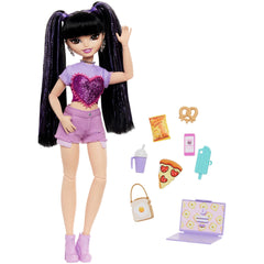 Barbie-Équipe de Rêve Renee-Poupée Avec 11Accessoires Nourriture