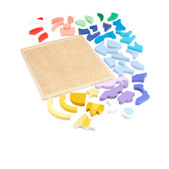 Fisher-Price Juguete para Bebés Rompecabezas del Espacio de Madera