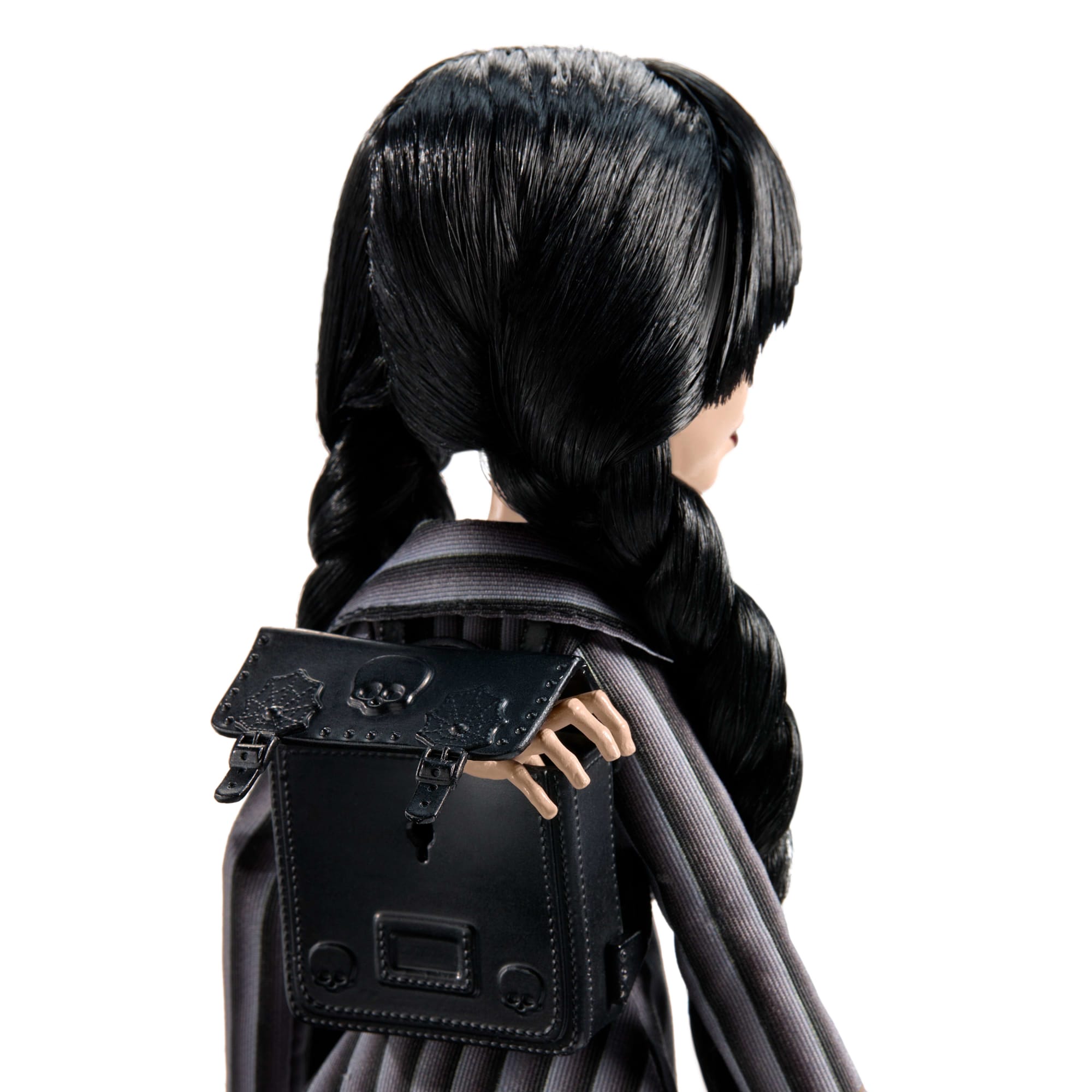 Monster High Wednesday Collectible Doll, Wednesday Addams in Nevermore Academy Uniform With Thing