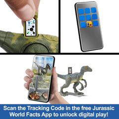 Jurassic World Camouflage 'n Battle Indominus Rex Action Figure Toy With Lights, Sound & Motion