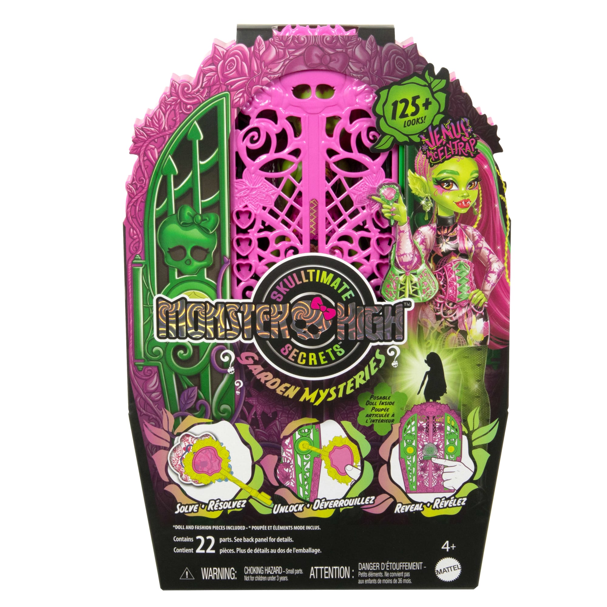 Monster High Muñeca Skulltimate Secrets Garden Mysteries Venus