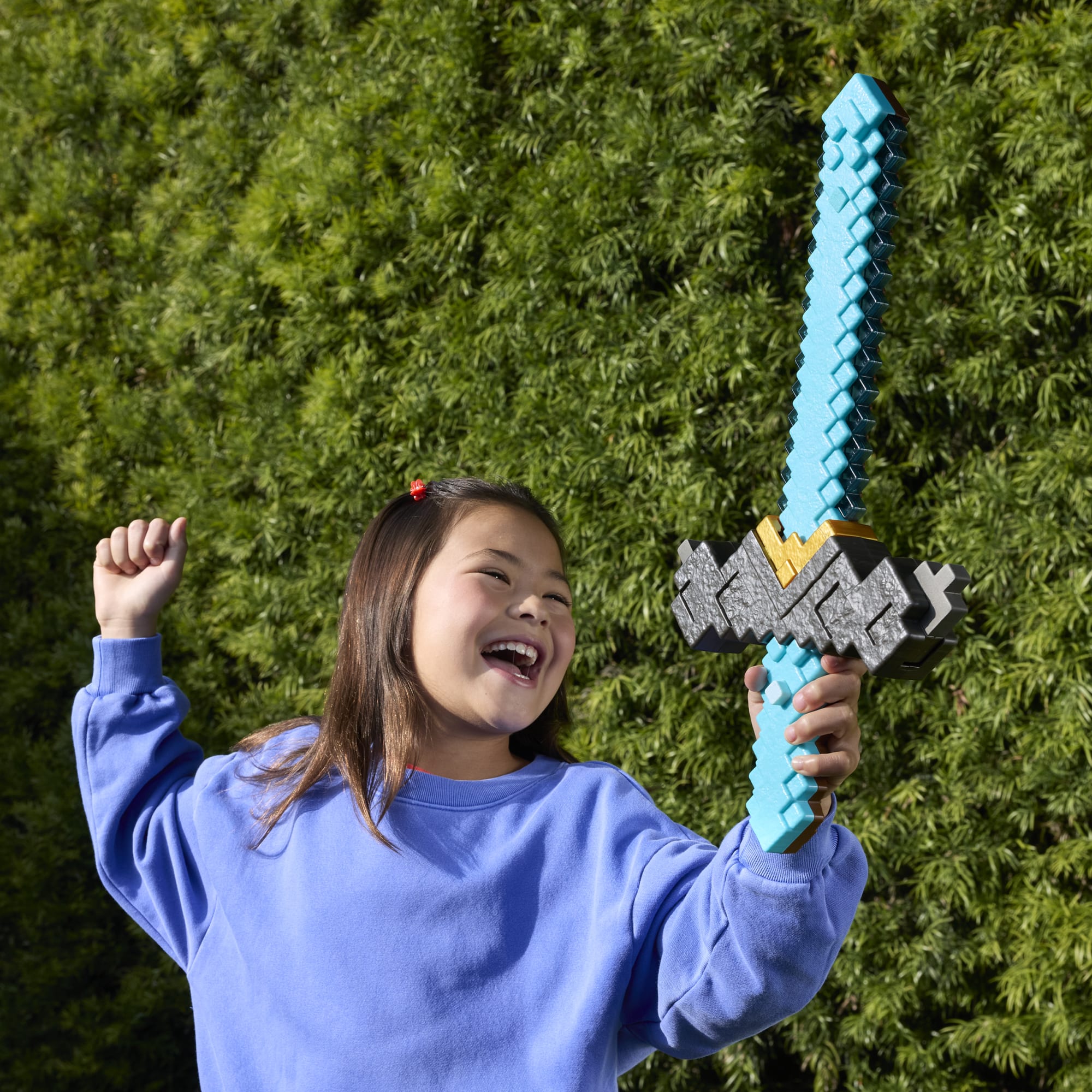 Minecraft – Film – Accessoire – Épée et Pioche Appuyez et Transformez