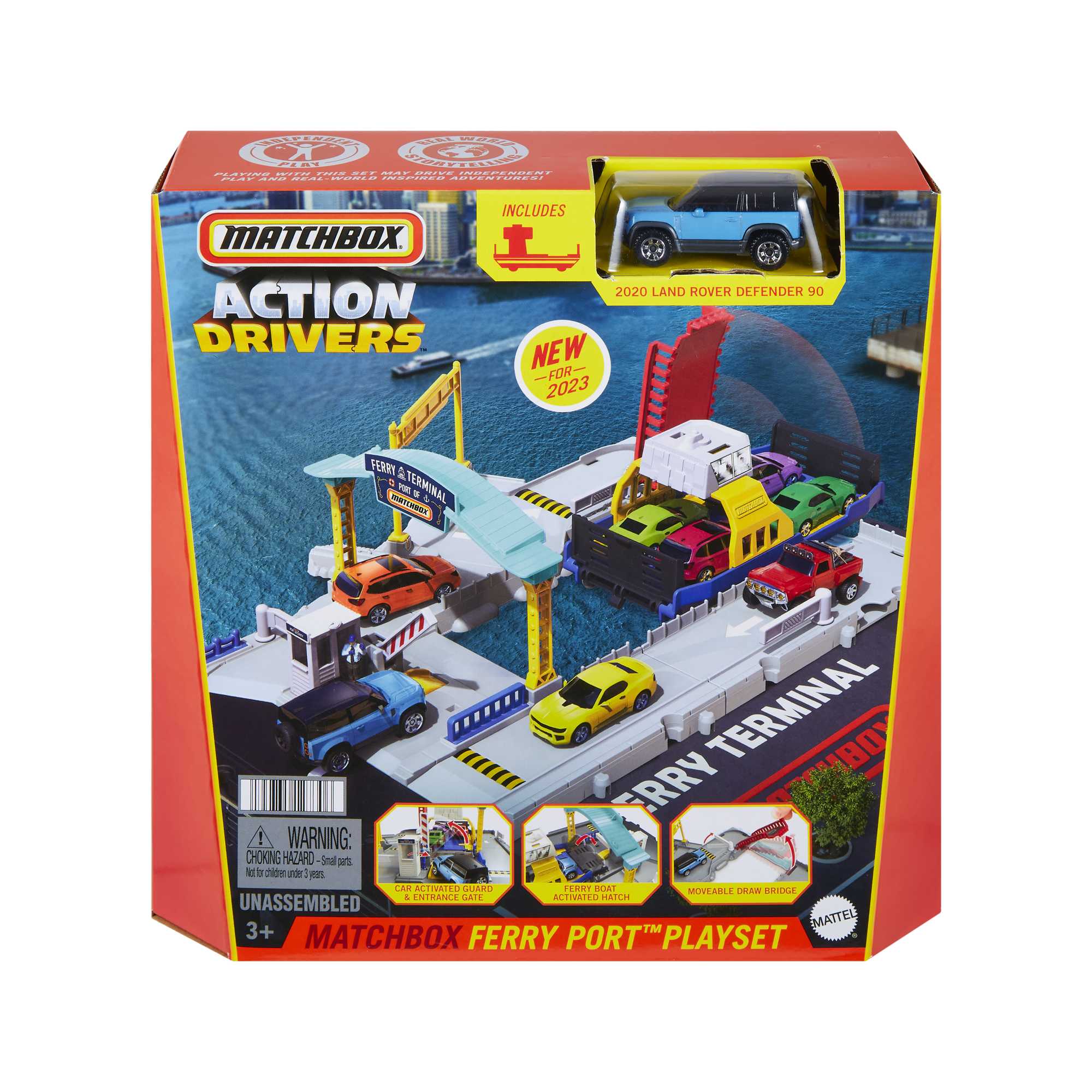 Matchbox Conjunto de Brinquedo Ação Porto de Balsa